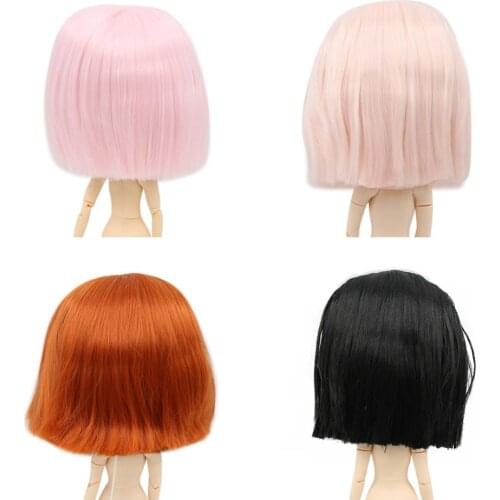 DBS blyth doll icy doll rbl scalp and dome short hair wig toy accessory for DIY custom doll