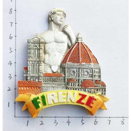 BABELEMI Italy Fridge Magnet Souvenir Cattedrale di Santa Maria del Fiore David Resin Refrigerator Magnetic Sticker Decoration