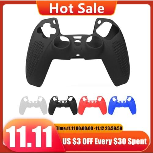 For PS5 Soft Silicone Case Cover For SONY Playstation 5 For PS5 Controller Protection Case For PS5 DualSense Accessories