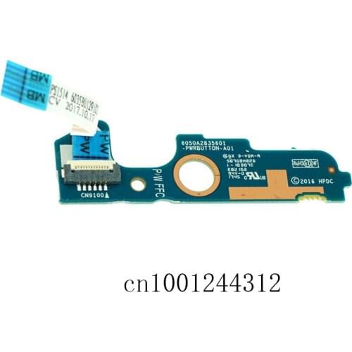 New Original For HP eliteBook 840 850 745 G3 G4 ZBOOK 15U 14U C3 Power Button Board 821169-001 6050A2727401