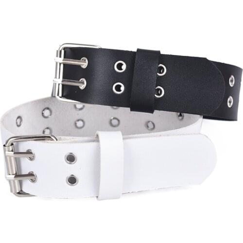 Punk PU Leather Wide Belt Collar Choker Necklace Gothic Sexy Jewelry Necklace