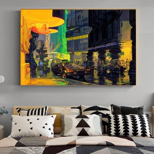 Street Graffiti Art Color Art Photos Posters and Prints Wall Art Canvas Painting Wall Art Pictures for Living Room Bedroom Decor