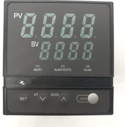 WINPARK Intelligent temperature controller AK6-DPL110-C062-X relay alarm X1 CHB702PT100 AK6-DPL110