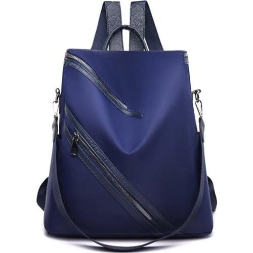 2021 High Quality Backpack Women Nylon Cloth School Bags for Teenage Girls Light Ladies High capacity Travel Backpack mochila