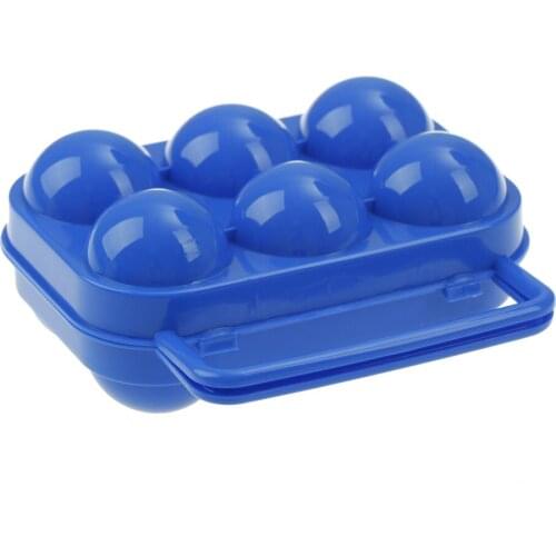 1pc Plastic Egg Container Kitchen Convenient Storage Box PortableFresh Hiking Outdoor Camping Carrier For Egg Case Hot Sale