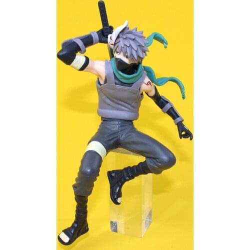 19cm Anime Doll Naruto Hatake Kakashi Cartoon Model Gifts Kids Toys decorate Cake ornaments