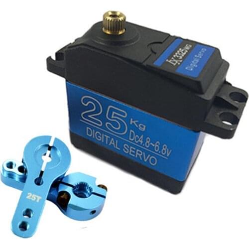 FREE SHIPPING Waterproof DS LX3325MG 25KG Metal Gear Digital RC servo motor for RC 1/5 1/8 baja cars RC toys RC Helicopter
