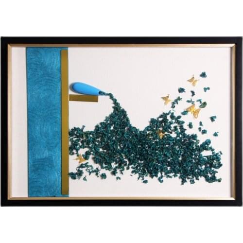 CX Real Decorative Painting CorridorAisle Modern Minimalist Creative Light LuxuryVaseBackground Wall Decoration Hanging Painting