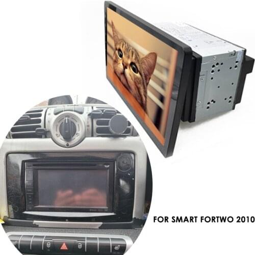 For Smart Fortwo 2010 10.1Inch Rotating Screen 2Din Car Radio Carplay Android 10 Multimedia Player GPS Head Unit Autoradio 2 Din