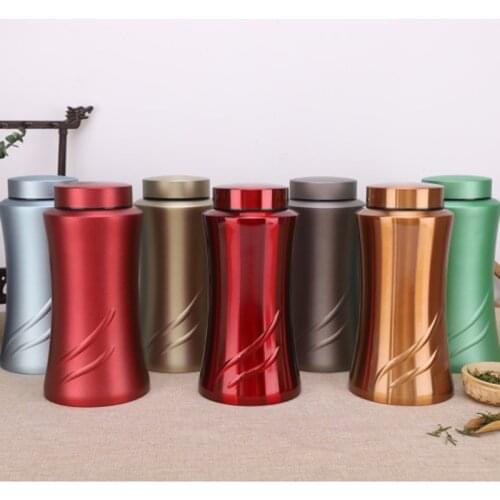 Stainless Steel Tea Storage Tank Large-capacity Thickened Sealed Container Outdoor Portable and Drop Resistant Tea Coffee Jar