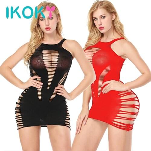 IKOKY Bodysuits Sexy Underwear Sexy lingerie Exotic Apparel Erotic Sleepwear Teddies Sex Costume Sex Toys for Women