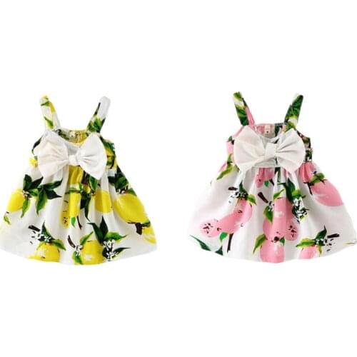 2017 Lovely Cute 2 Style Summer Baby Girls Sleeveless Square Collar Bow Floral Print Princess Dress Sundress Outfit Party 0-3Y