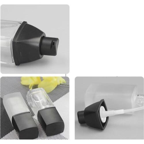 30ml Frosted Glass Refillable Empty Bottle for Lotion Liquid Body Cream Cosmetic Foundation Container Vials with Press Pump 40JD