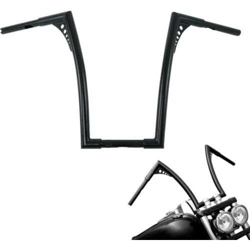Motorcycle 18" Handlebar 1.25" Hanger Fat Bar For Harley FLST FXST Softail Sportster XL 883 1200