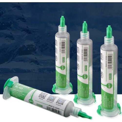 SAYTL 1PCS 10CC Soldering paste Flux Leaded Sn63/Pb37 Syringe solder paste Melting Point 183℃ Mobile Phone PCB SMD Repair tools