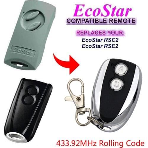 Hormann Ecostar Remote Control Garage Door Ecostar RSE2 RSC2 433MHz Rolling Code Remote Control With Battery