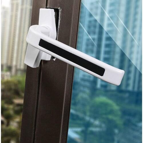 Modern Aluminum Alloy Security Door And Windows Handle Door Lock Casement Window Lock Wheel Pulls Home Hardware Accessories