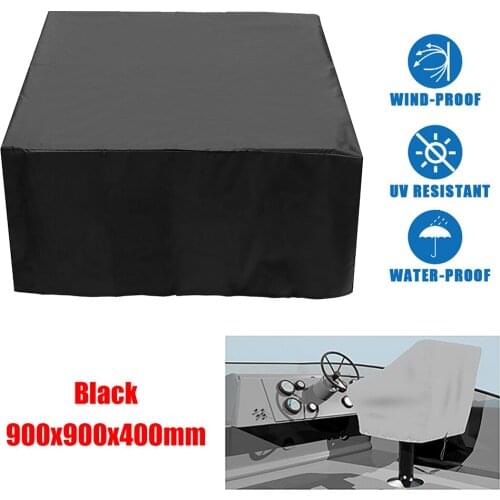 Universal Waterproof Yacht Table & Chair Covers Black/Silvery Yacht Waterproof Dustproof Cover Anti-Static Protection