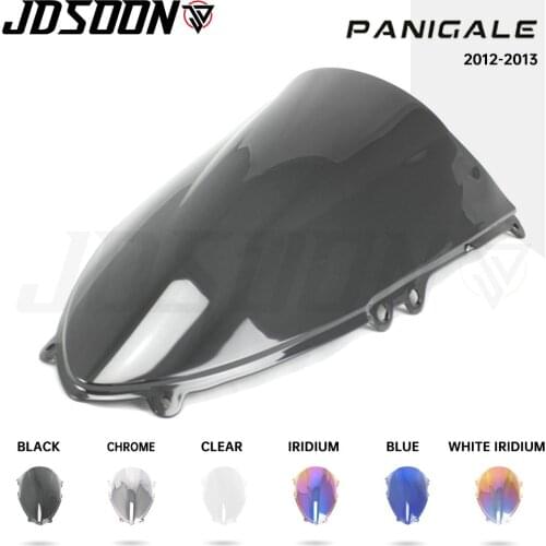 Motorcycle Windshield Windscreen Double Bubble For Ducati Panigale 899 1199 1199S 1199R 2011 2012 2013 2014 2015 2016 2017