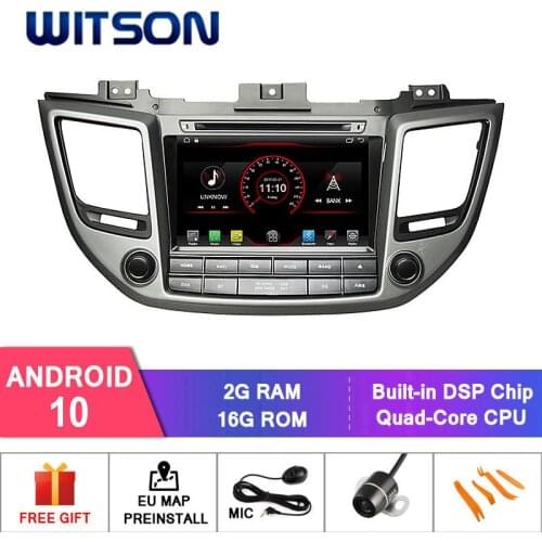 WITSON Android 10.0 2GB RAM 16GB FLASH CAR RADIO For HYUNDAI ix35/TUCSON 2016 auto stereo gps+DAB+OBD+TPMS+DVR+Wifi/3G supported
