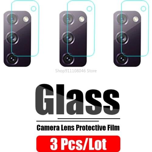 3Pcs Camera Len Protector Glass For Samsung Galaxy S20 FE Plus Note 20 Ultra A02S A12 A21 A21S A31 A41 A51 A71 M51 M31 M31S Film
