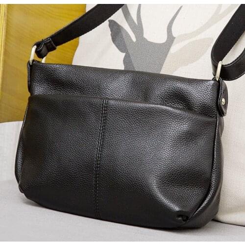 2020 Genuine Leather Womens Handbag Fashion Shoulder Bag Ladies Crossbody Bags For Women Casual Tote Purse