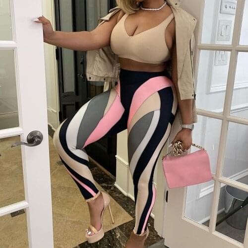 Womens Sports Leggings Summer High Waist Yoga Pants Casual Stretch Fitness Pants Tight Running Fashion Gym Sportswear Ladies