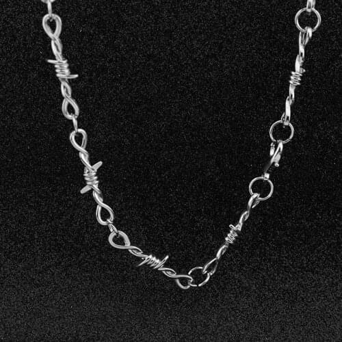 Necklace Womens Necklace Womens Necklace European and American Wind Necklace Jump Di Personality Small Necklace Clavicle Cha