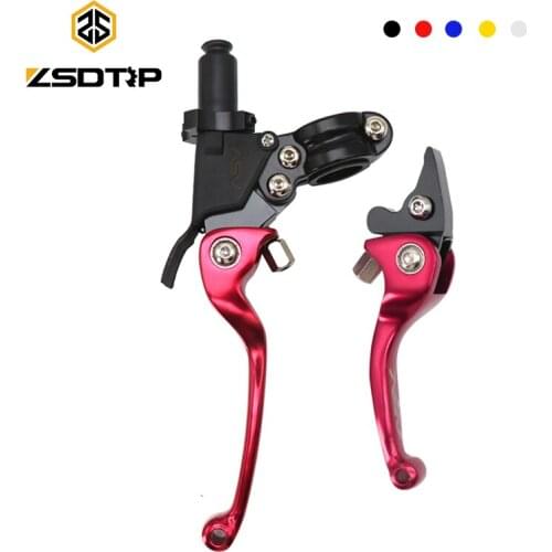 ZSDTRP 100mm CNC ASV F3 Brake Clutch Lever Folding For XR CRF RM RMZ KX YZF Pit Dirt Motorcycle Bike Universal