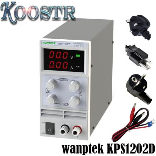 100V 2A Mini DC Regulated Power Supply Switch Power Supply Power Supply Maintenance Protection Function KPS1202D