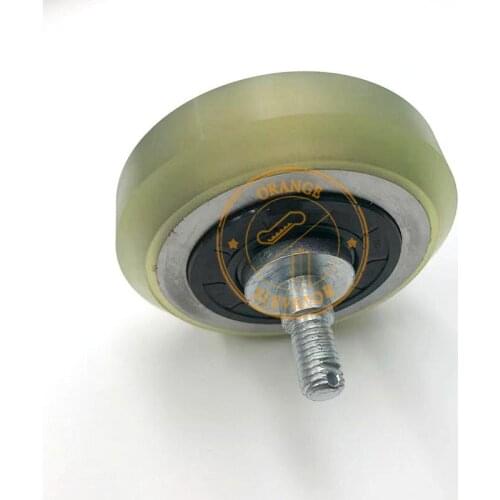 5PCS/Lot Elevator guide shoe wheel 100*30*6305 Roller OD100mm W30mm Bearing 6305 With shaft