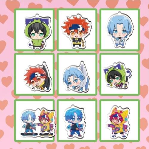 SK8 The Infinity Miya Langa Reki Cherry Blossom Adam Anime Acrylic Figure pendant keychain Keyring Collection Model Toy Cosplay