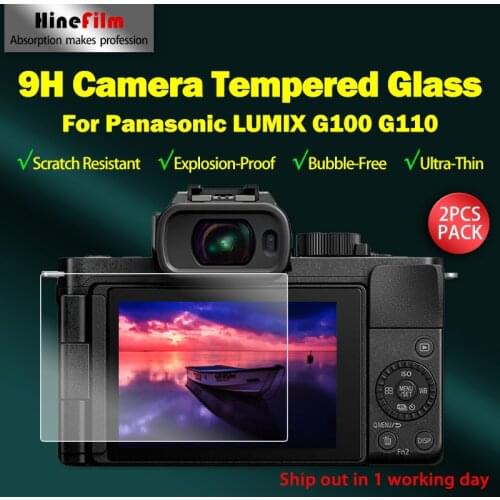DC-G100 Camera Protective Film Glass for Panasonic LUMIX G100 G110 Camera 9H Hardness Tempered Glass Ultra Thin Screen Protector