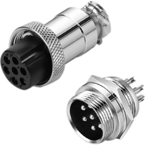 GX16 2/3/4/5/6/7/8/9 Pin Male & Female 16mm L70-78 Circular Aviation Socket Plug Wire Panel Connector Free Shipping