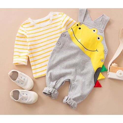 Newborn Baby Boy Clothes Set Birthstone Costume for Babies Overalls Outfit 0 To 3 6 9 12 18 24 Months Little Child Fall Clothes