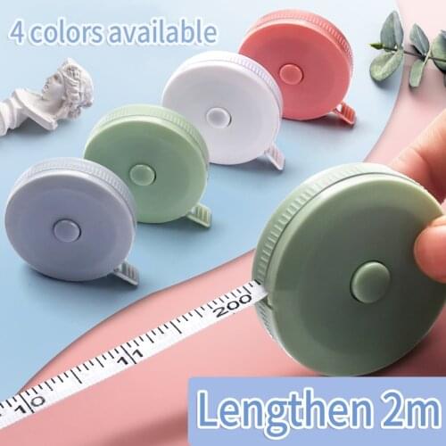 Tape measure multi-function precision 2 meters cute waist and bust measurement soft ruler school supplies student stationery