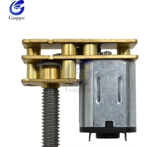 GA1024-N20-M4*55 Screw Reduction DC Gear Motor Brushless 100RPM Speed ​​Reduction Motor 3V 6V 12V High Torque Deceleration Motor