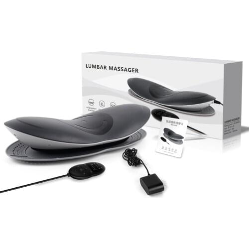 New Spine Massager Neck Lumbar Traction Multifunctional Inflatable Hot Compress Vibration Air Pressure Waist Massager Warm