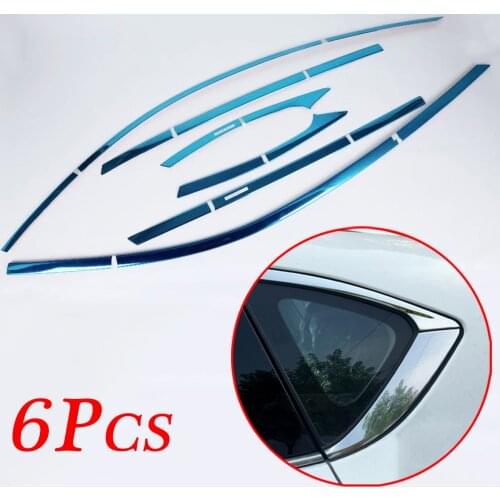 Fit For Mazda CX-5 KF 2017 2018 2019 Accessories Exterior Window Pillar Sill Cover Trim Stripes Cover Molding Stainless Steel