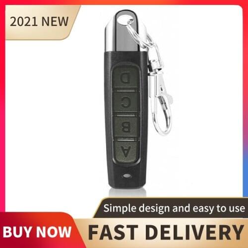 433MHZ Remote Control Garage Gate Door Opener Remote Control Duplicator Clone Cloning Code Car Key For Gate Garage Door dropship