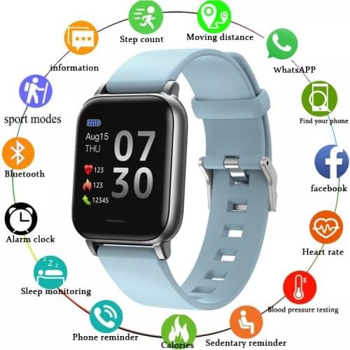 Smart Watch Men Women Full Touch HD Screen Bluetooth Smartwatch Sports Waterproof Sleep Lady Bracelet Blood Pressure Android IOS