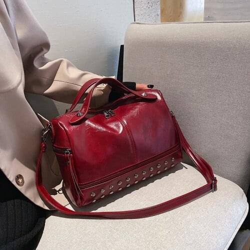 High quality leather womens shoulder bag luxury design ladies Messenger bag brand female handbag party bag girl bags 2019 new