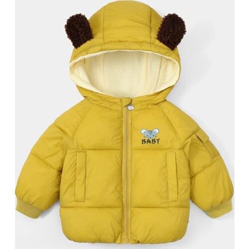 Winter/autumn kids baby girls coats cotton-padded warming clothes children boys plush cotton jackets warm thicken oouter wear