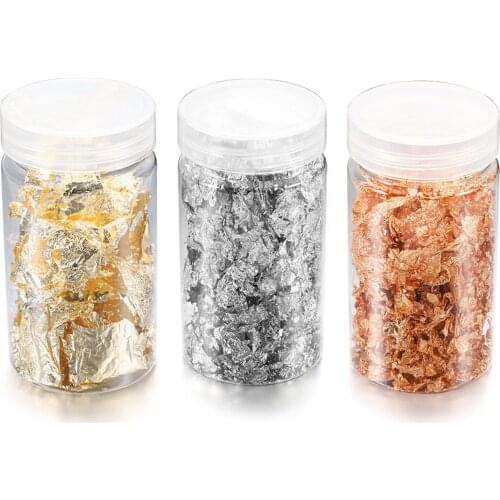 1pcs/lot Aluminum foil paper gold foil paper wrinkle sense work decorative drop glue handicraft filler can aluminum tin foil