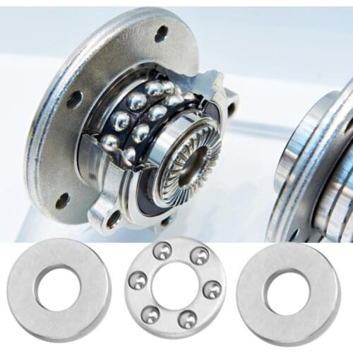 10pcs Thrust Ball Bearing Miniature High Quality Flat Steel Bearings Set linear slide bearings F2.5-6M, F3-8M, F4-9M, F4-10M