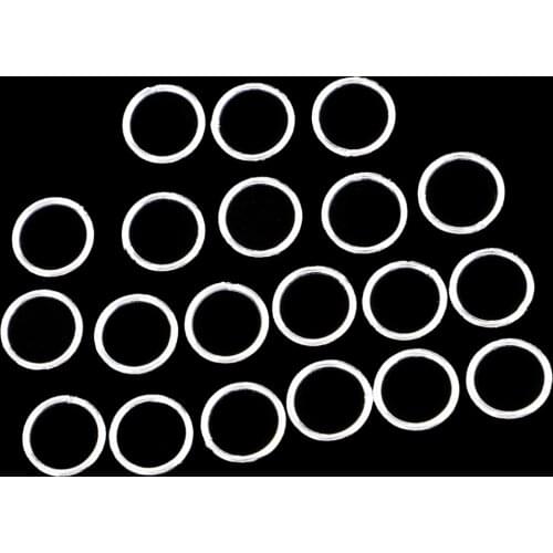 20 pcs 925 Sterling Silver Color Soldered Closed Jump Rings Jewelry Findings for Jewelry Making Jewelry Findings