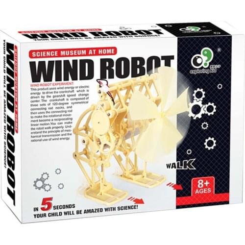 3D Wind Power Bionic Mechanical Beast Assembled Model Educational Toy Kid Puzzle Q6PD