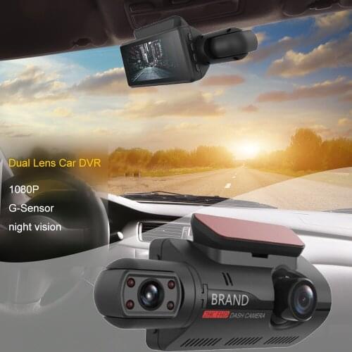Dual Lens Car DVR Dash Cam Video Recorder G-Sensor 1080P Front and Inside Camera DVR/Dash Camera Car Electronics