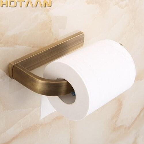 Free Shipping,Antique Brass Finish Solid Brass Toilet Paper Holder Bathroom Accessoreis Toilet Tissue Paper Roll holder YT-10492