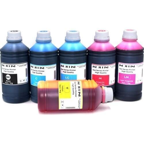 6 Color 1000ML Dye Ink For Epson 1400 1430 1500w P50 PX660 PX710W PX830FWD PX820FWD PX810FW PX800FW PX730WD PX720WD PX700W PX650